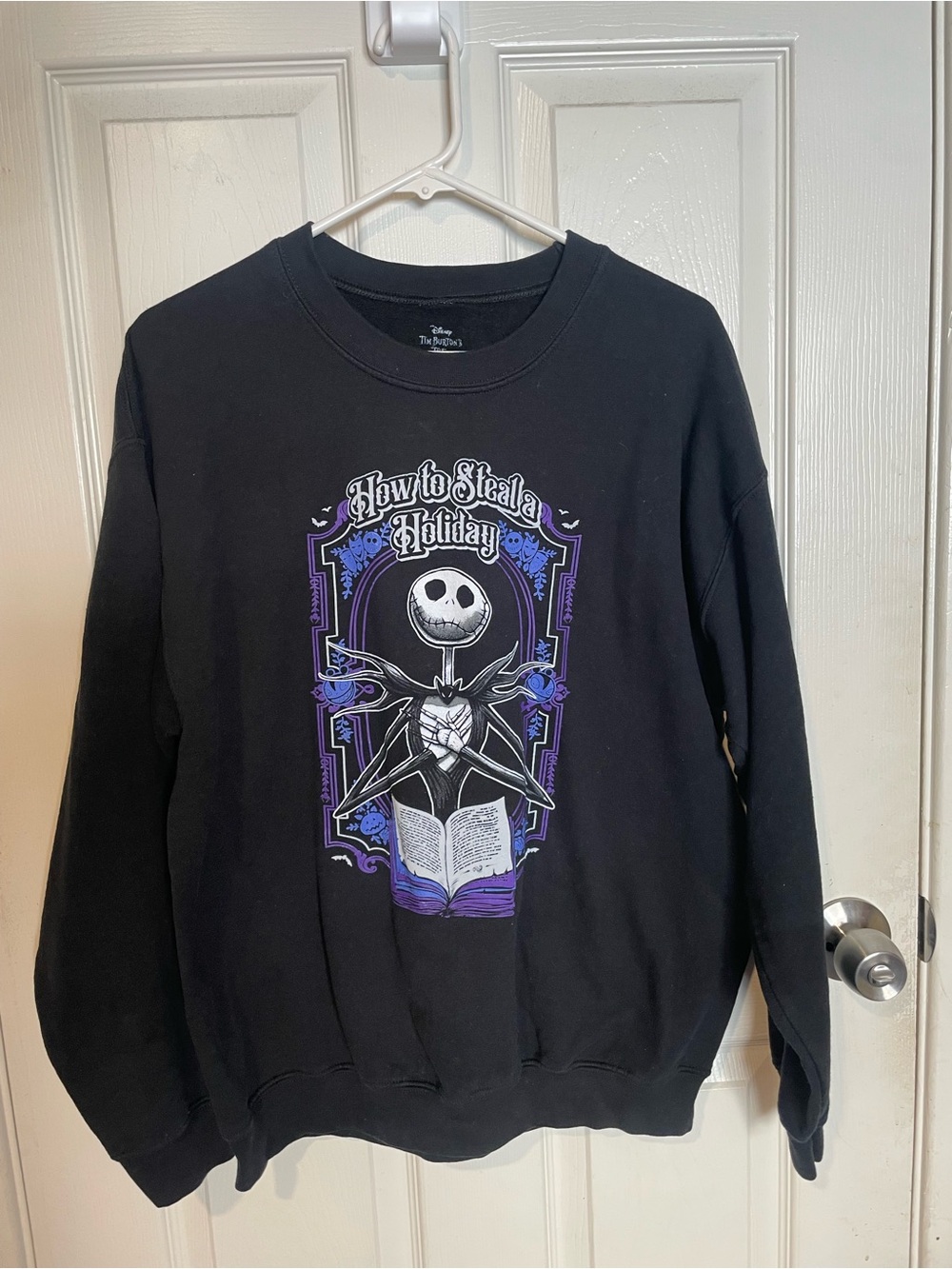 Disney Jack Skellington How to Steal Christmas Crewneck Sweater